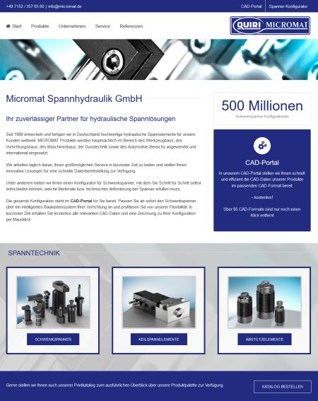 Micromat Spannhydraulik GmbH, Rutesheim